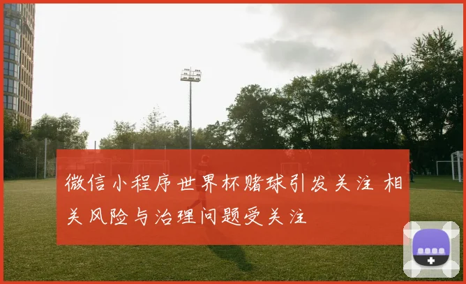 微信小程序世界杯赌球引发关注 相关风险与治理问题受关注